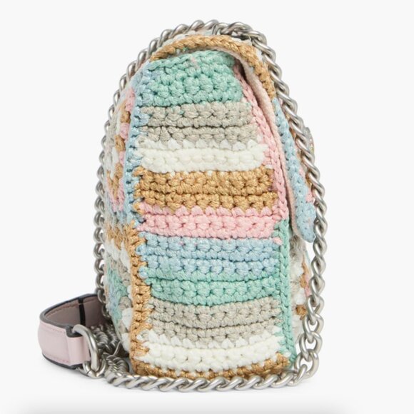 *NEW* Kurt Geiger Kensington Crochet Crossbody Bag in Pastel. Super cute!!! - Picture 10 of 13